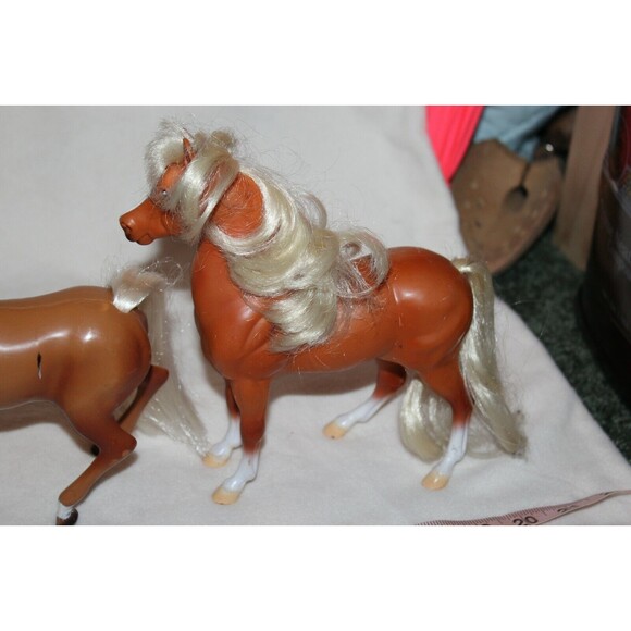 Vintage Grand Champion Lot of 3 Plastic Horses Flaxen Stallion Gelding 8" Sorrel - Picture 4 of 7